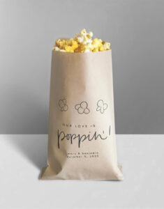 custom popcorn bags bulk