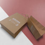 kraft paper bags with logo