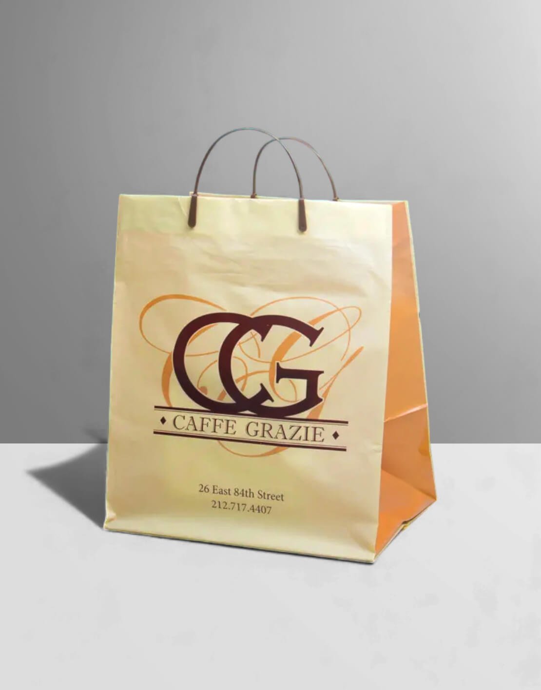 personalized takeout bags