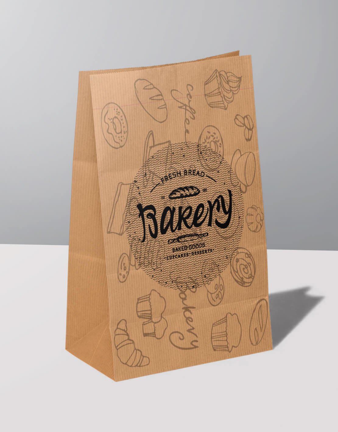 printed bakery bags