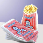 printed popcorn bags