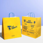 printed takeout bags