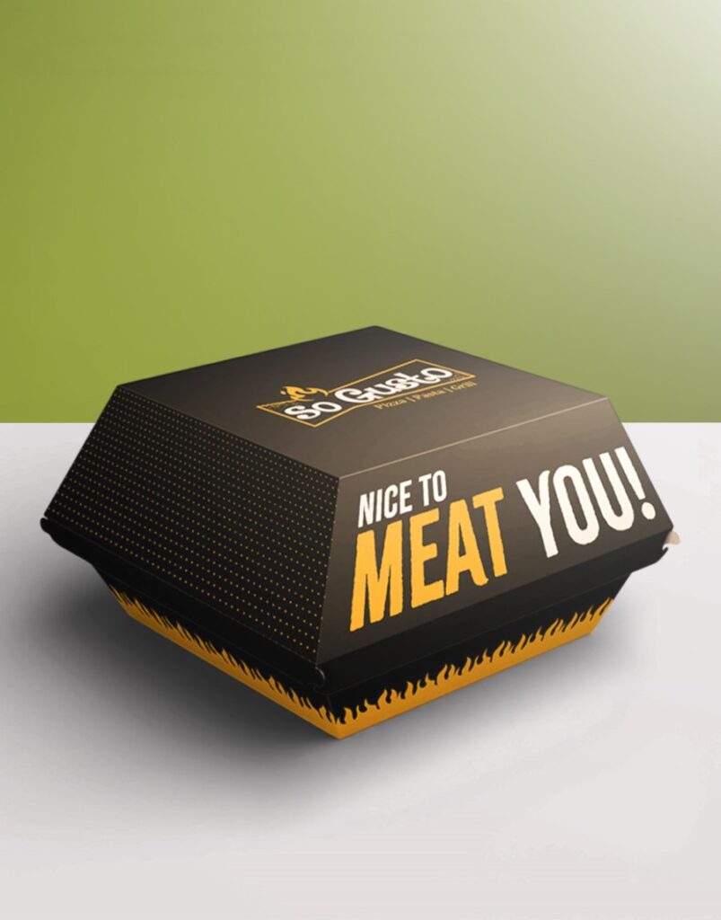 printed burger boxes