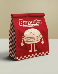 custom burger bags
