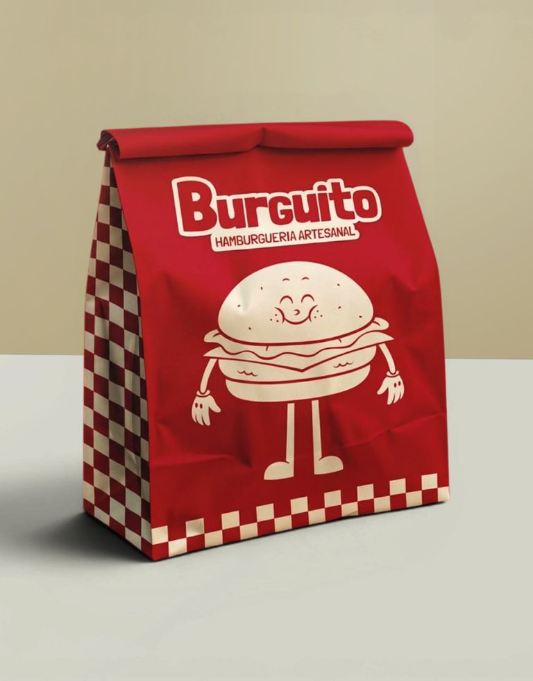 custom burger bags