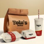 custom logo printed burger bags
