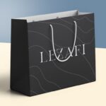 Logo Printed Black Paper Bags