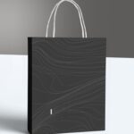 Custom Black Paper Bags Wholesale
