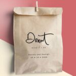 Personalized Printed Donut Bag
