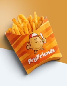 wholesale custom french fry bags
