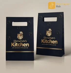 printed custom paper lunch bags