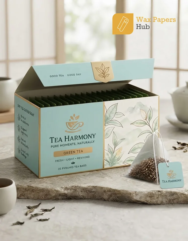 printed tea boxes